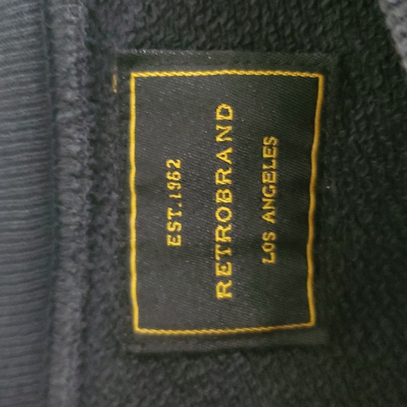 Retrobrand Black Label × Evereve NYC Sweatshirt Size Small Vintage Black Womens - Picture 6 of 12